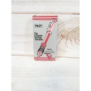 Pilot Precise V5 EXTRA FINE 0.5mm Rolling Ball Pens RED NEW Set of 12